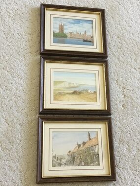 Neil MacLeod Set of 3 English Miniature Prints